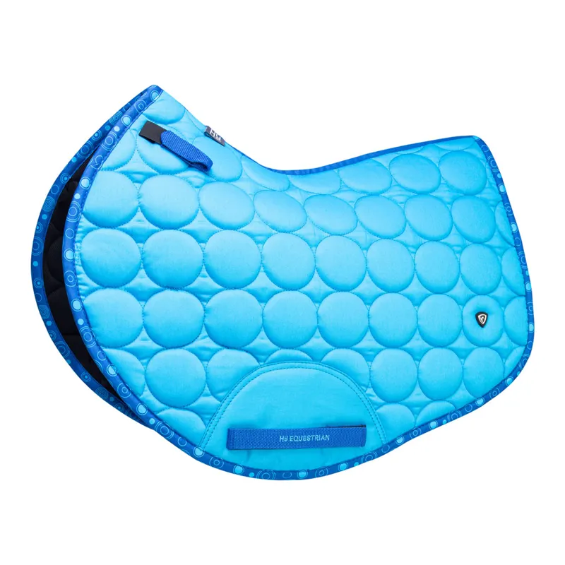Hy Equestrian DynaMizs Ecliptic Close Contact Saddle Pad - Cobalt/Ocean